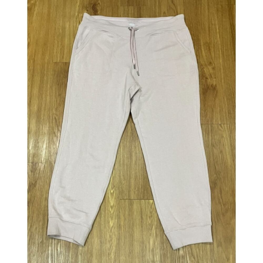 Calvin Klein Womens Performance Ribbed-Trim Jogger Pants XXL
